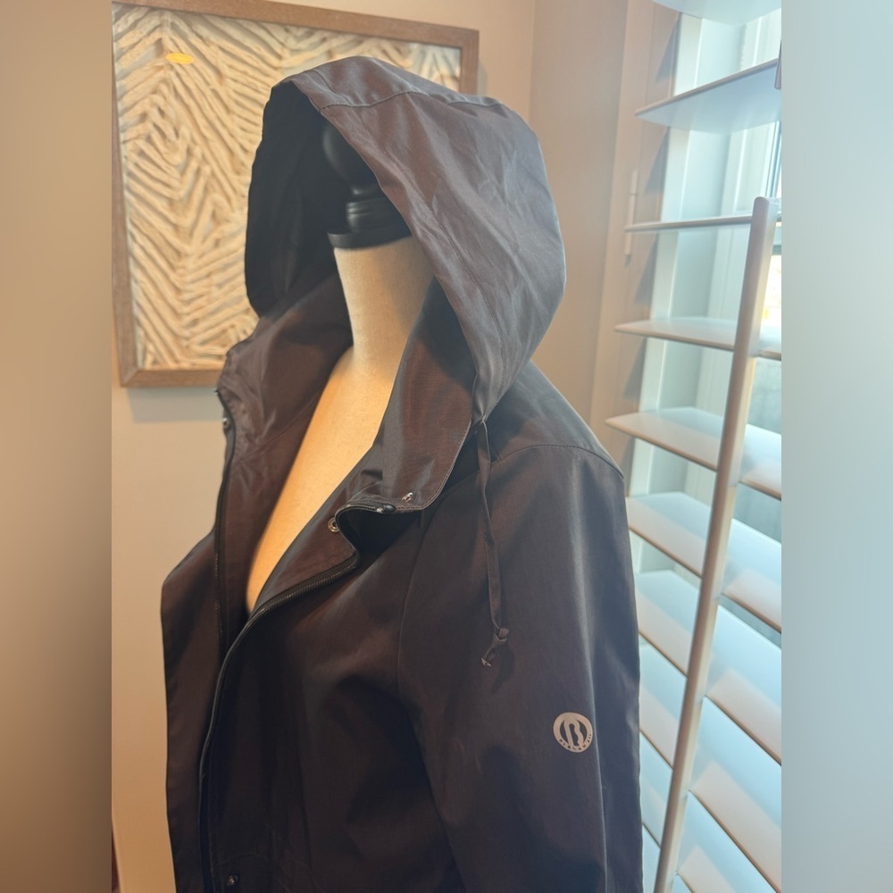Womens Nordstrom Bernardo Women’s Hooded Utility Jacket Black Size Large - Picture 2 of 8
